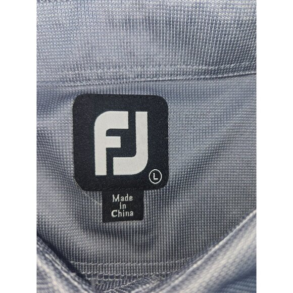 Footjoy FJ Mens Golf Polo Large Gray Cowboys GC - Picture 4 of 8